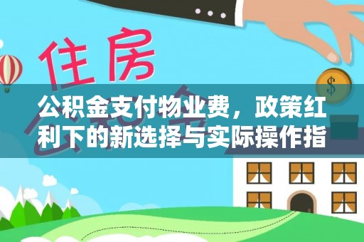 树林公积金支付物业费，政策红利下的新选择与实际操作指南