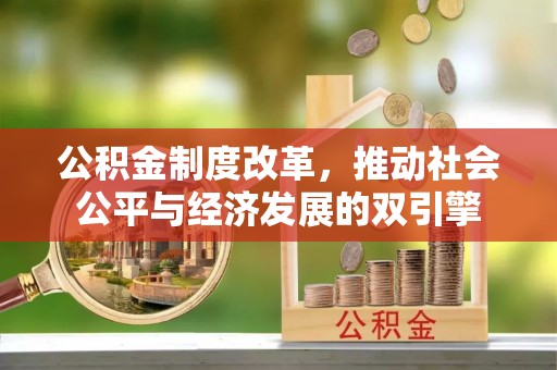 树林公积金制度改革，推动社会公平与经济发展的双引擎