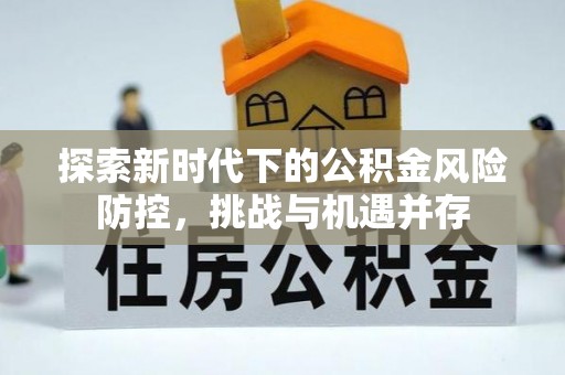 树林探索新时代下的公积金风险防控，挑战与机遇并存