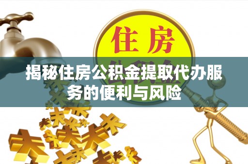 树林揭秘住房公积金提取代办服务的便利与风险