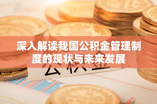 树林深入解读我国公积金管理制度的现状与未来发展