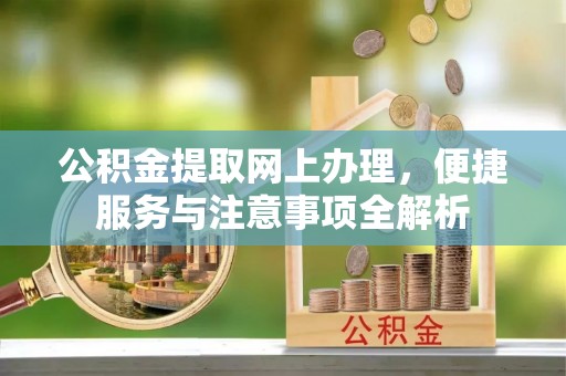 树林公积金提取网上办理，便捷服务与注意事项全解析