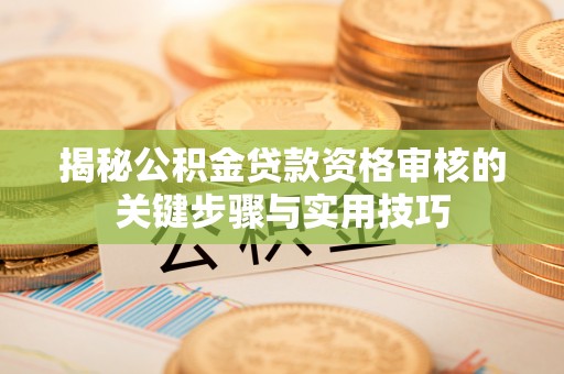 树林揭秘公积金贷款资格审核的关键步骤与实用技巧