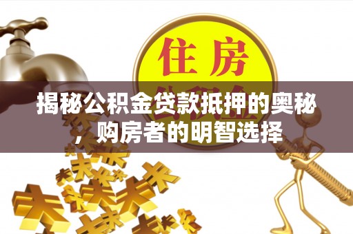 树林揭秘公积金贷款抵押的奥秘，购房者的明智选择